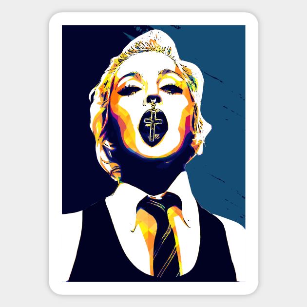 Madonna Sticker by Creativedy Stuff